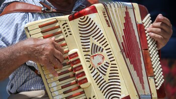 "Aprendí a tocar el acordeón