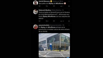 Usuarios reaccionan por los sacos