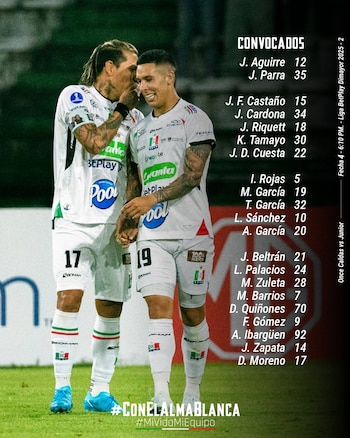 Estos son los jugadores convocados