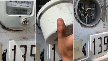 El hombre se hartó de