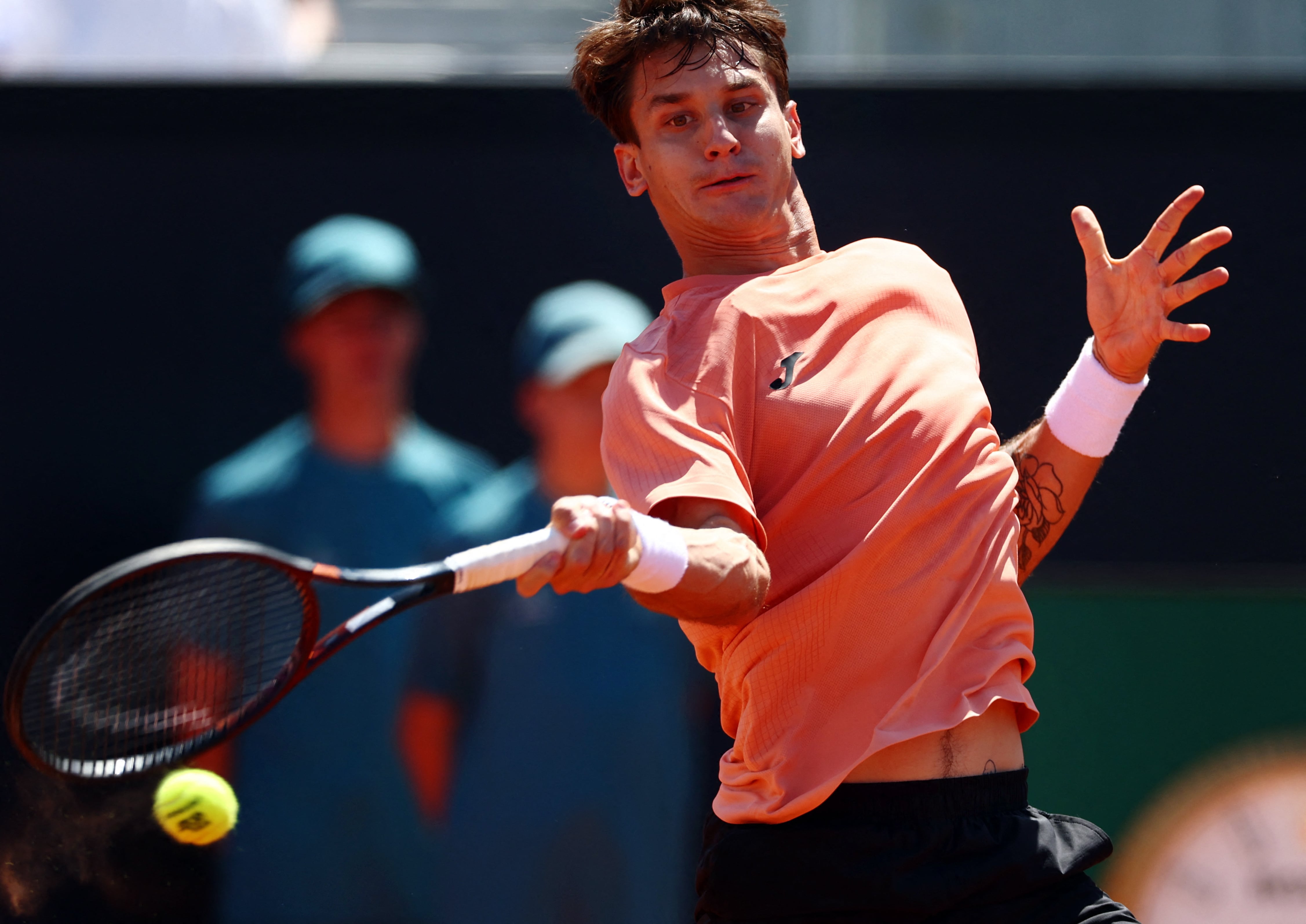 Camilo Ugo Carabelli dio otro paso adelante en Marrakech (Fuente: REUTERS/Yves Herman)