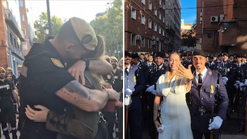 Dos militares aprovechan el desfile del 12 de Octubre para pedirle matrimonio a su pareja: “Todo Día de la Fiesta Nacional es especial, pero este será inolvidable”