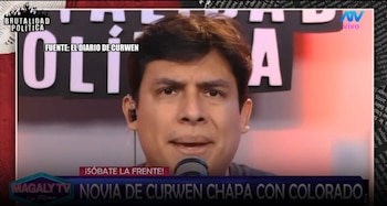Carla Campos, pareja de Curwen: video la muestra bailando muy cerca de otro hombre en una discoteca, ¿se besaron? Captura: Magaly TV La Firme.