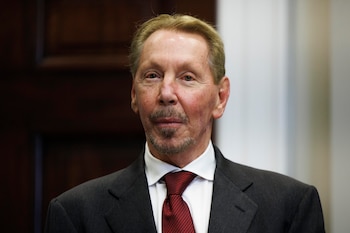 La fortuna de Larry Ellison cerró en USD 192.600 millones y quedó por debajo de la de Jensen Huang, director ejecutivo de Nvidia (EFE/ Aaron Schwartz / POOL)