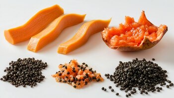 Las semillas de papaya son