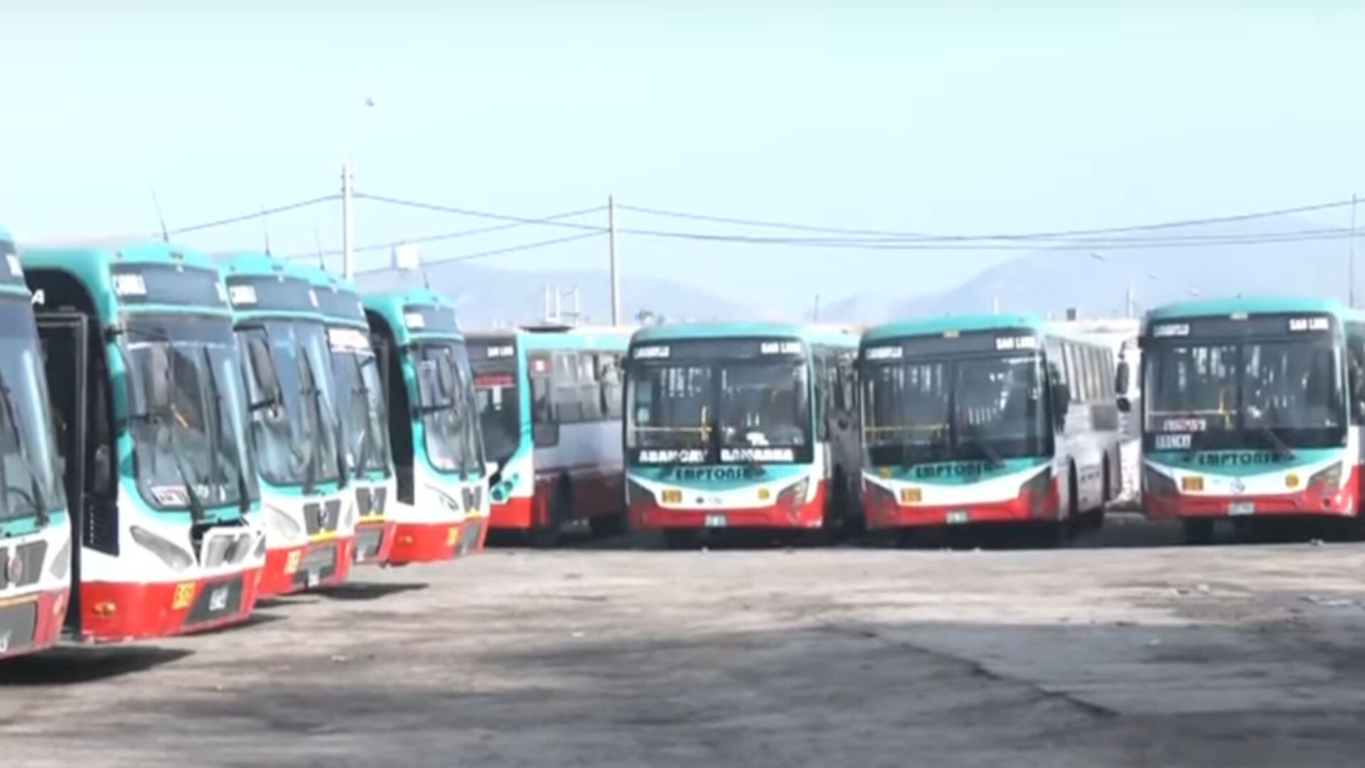 Los choferes y cobradores temen por sus vidas ante las amenazas - Créditos: Captura de pantalla de Panamericana TV.