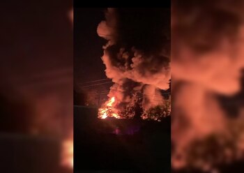 El fuego se propagó con