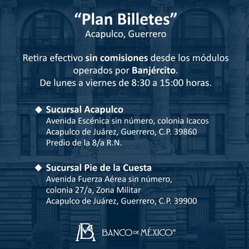 Puntos para sacar dinero en