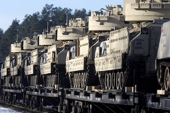 Los vehículos de combate Bradley