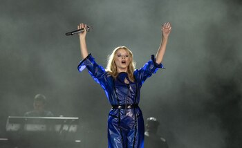 La cantante australiana Kylie Minogue