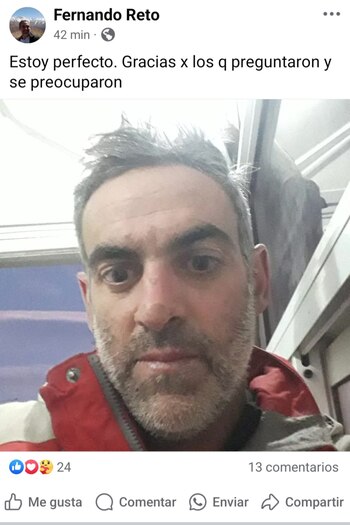 La publicación que realizó el