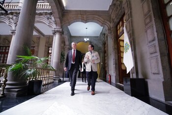 El secretario de Gobierno, César