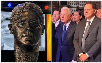 Busto de Miguel Uribe Turbay fue develado en Bogotá