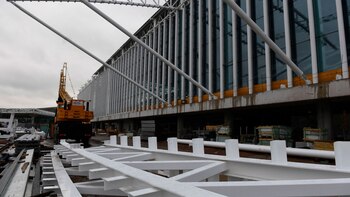 La nueva terminal en el Aeropuerto de Ezeiza comenzó a construirse hace dos años