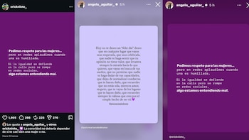 A foto compartilhada por Angela