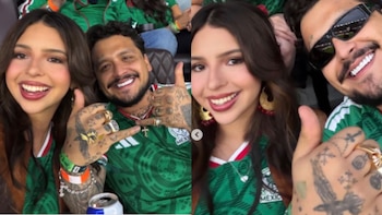 Surge video de Ángela Aguilar gritándole a Nodal en el partido México vs Ecuador del Mundial 2026: “Amooor”