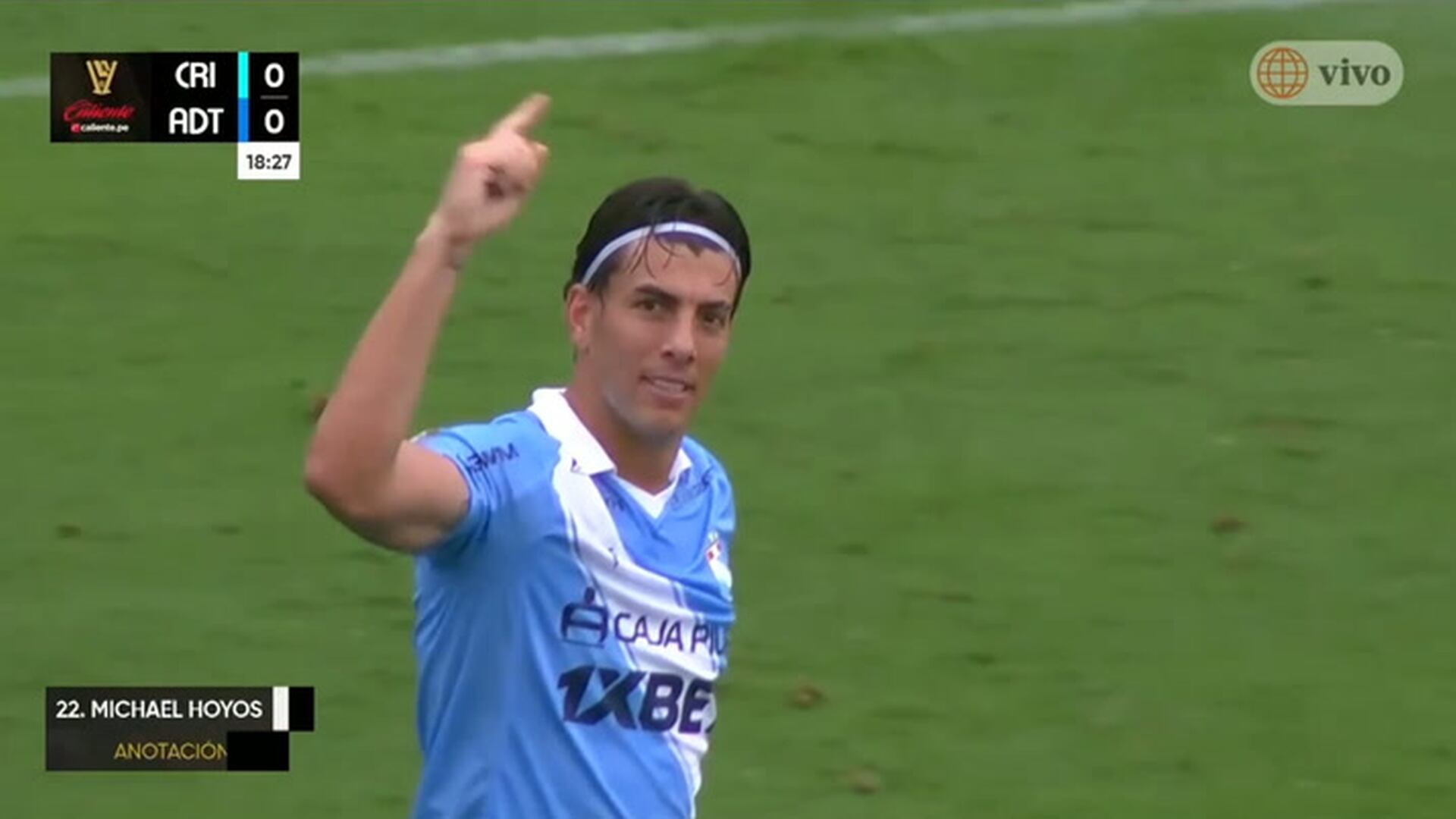 Gol de Michael Hoyos tras sutil remate en Sporting Cristal vs ADT por semifinal vuelta de la Copa de la Liga 2026