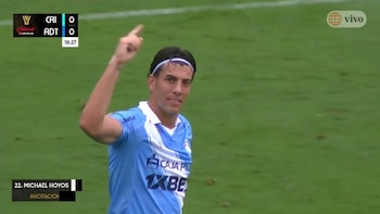 Gol de Michael Hoyos tras sutil remate en Sporting Cristal vs ADT por semifinal vuelta de la Copa de la Liga 2026