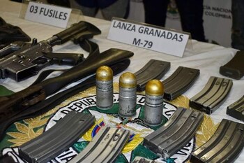 En la incautación de armamento