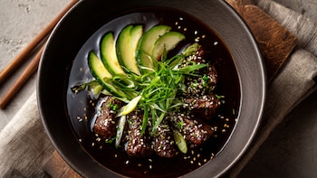 Aguachile negro de arrachera, una