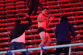 Un hincha de la U