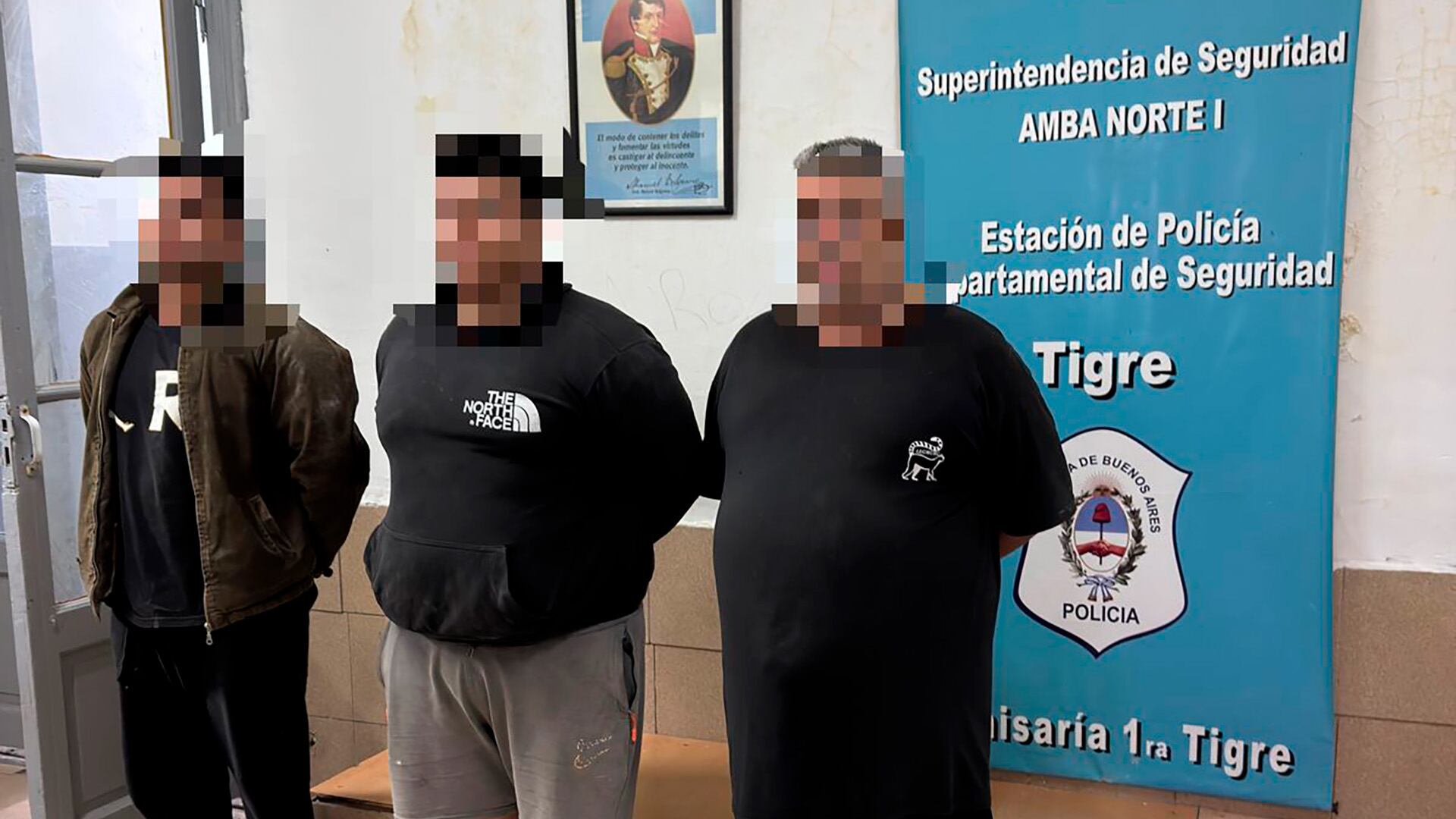 Los tres detenidos