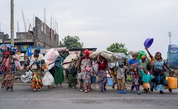 Civiles desplazados internos de los