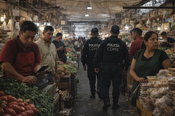 Comerciantes de La Merced han denunciado desde 2019 el cobro de cuotas y amenazas por parte de grupos delictivos que operan en la zona. (Imagen ilustrativa | Infobae México)