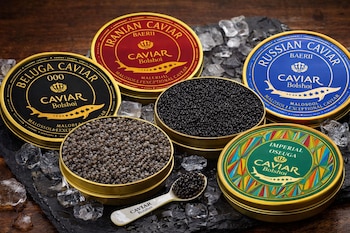 Latas de caviar Bolshoi (cedida)