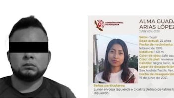 Vieron a Alma Guadalupe abordar