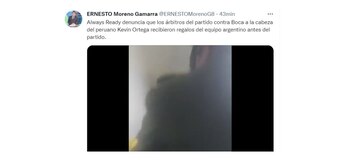 Captura publicación de Twitter prensa boliviana