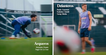 Paolo Guerrero fue convocado para el partido de Alianza Lima ante ADT, mientras que Guillermo Viscarra volvió a quedar apartado de la lista.