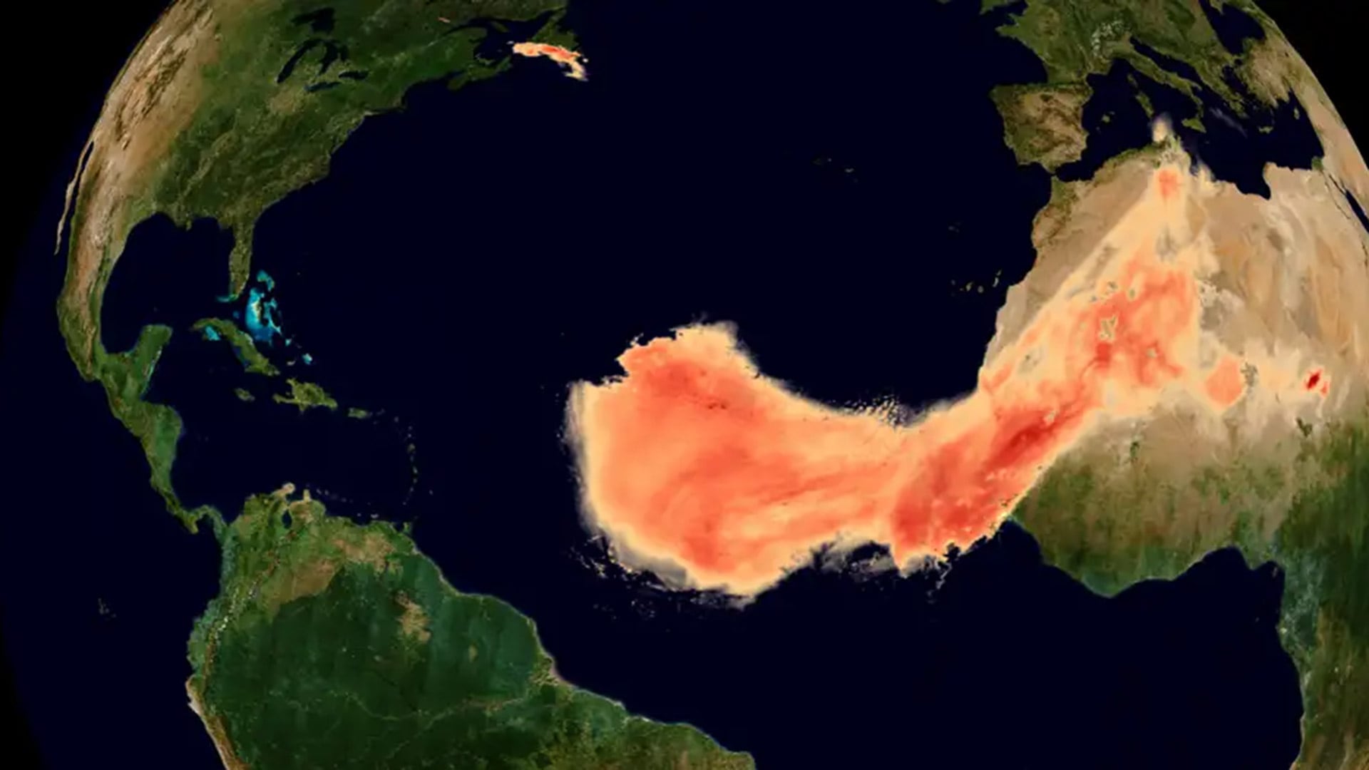 Una densa nube de polvo del Sahara avanza sobre el Caribe y el sur de Estados  Unidos - Infobae