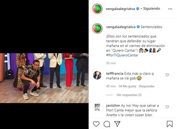 (Captura: @vengalaalegriatva/instagram)