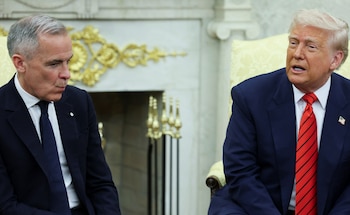 Donald Trump y Mark Carney