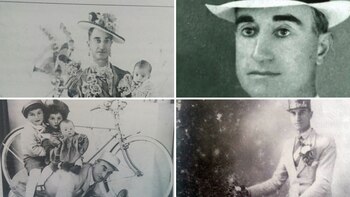Musitani, el excéntrico de Chivilcoy: historia del “loco” del traje blanco y la bicicleta verde