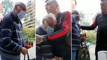 jubilado lloró mientras vendía