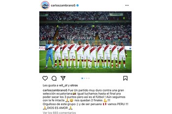 Carlos Zambrano y su publicación