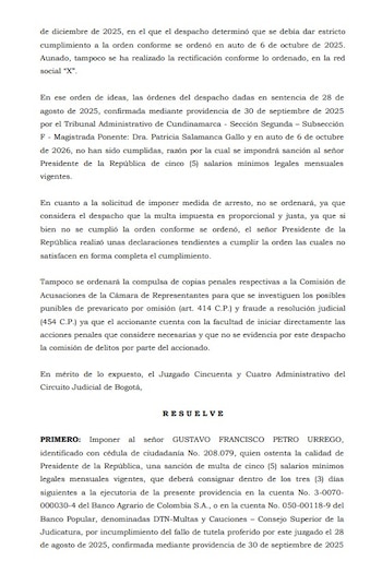 El juzgado consideró que las