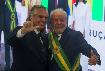 Alberto Fernández y Lula, el