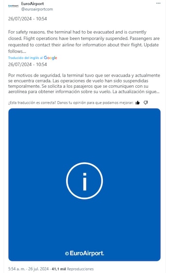 El post de la suspensión
