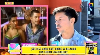 Mario Hart niega romance con Diana Sánchez y reafirma estabilidad de su matrimonio con Korina. Captura: Amor y Fuego.