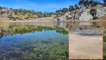 Sequía extrema golpea a la Laguna de Ordóñez y altera el paisaje de los Cuchumatanes en Guatemala