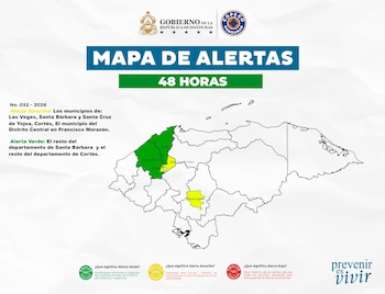 El pronóstico de Cenaos-Copeco prevé más chubascos y tormentas eléctricas este domingo