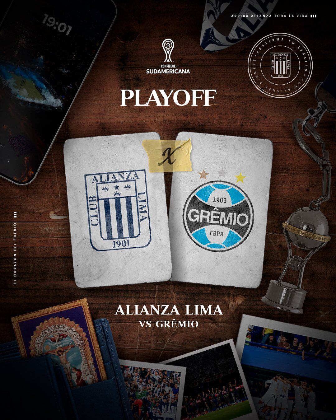Alianza Lima enfrentará a Gremio por los