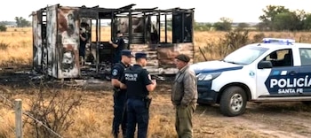 Hallaron dos cuerpos calcinados en Santa Fe (Foto: Policía de Santa Fe)
