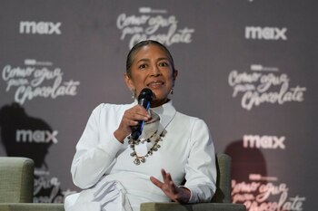 La actriz mexicana Ángeles Cruz