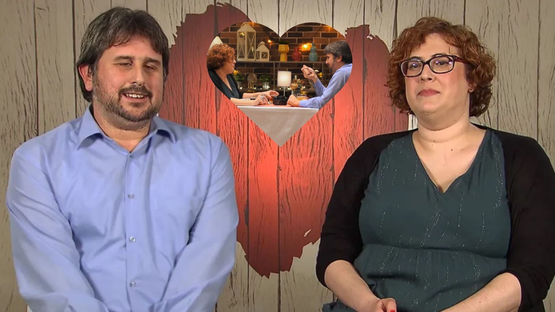 Albert y Mercè en su cita de First Dates. (Cuatro)