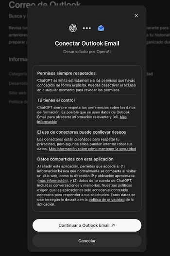 ChatGPT puede tener acceso a