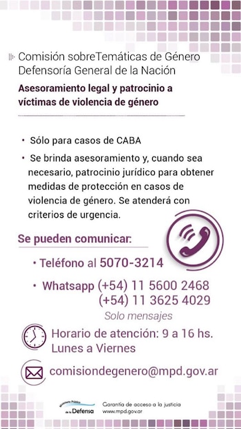 Violencia de genero defensoria general